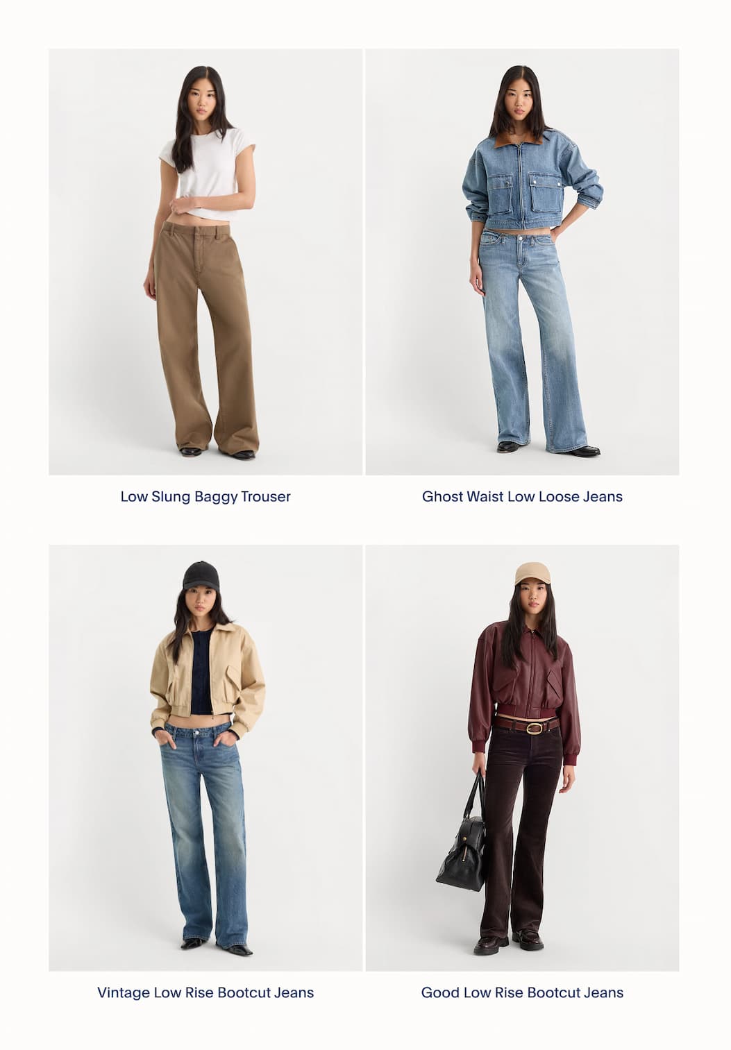 SHOP NEW STYLES IN LOW RISE DENIM