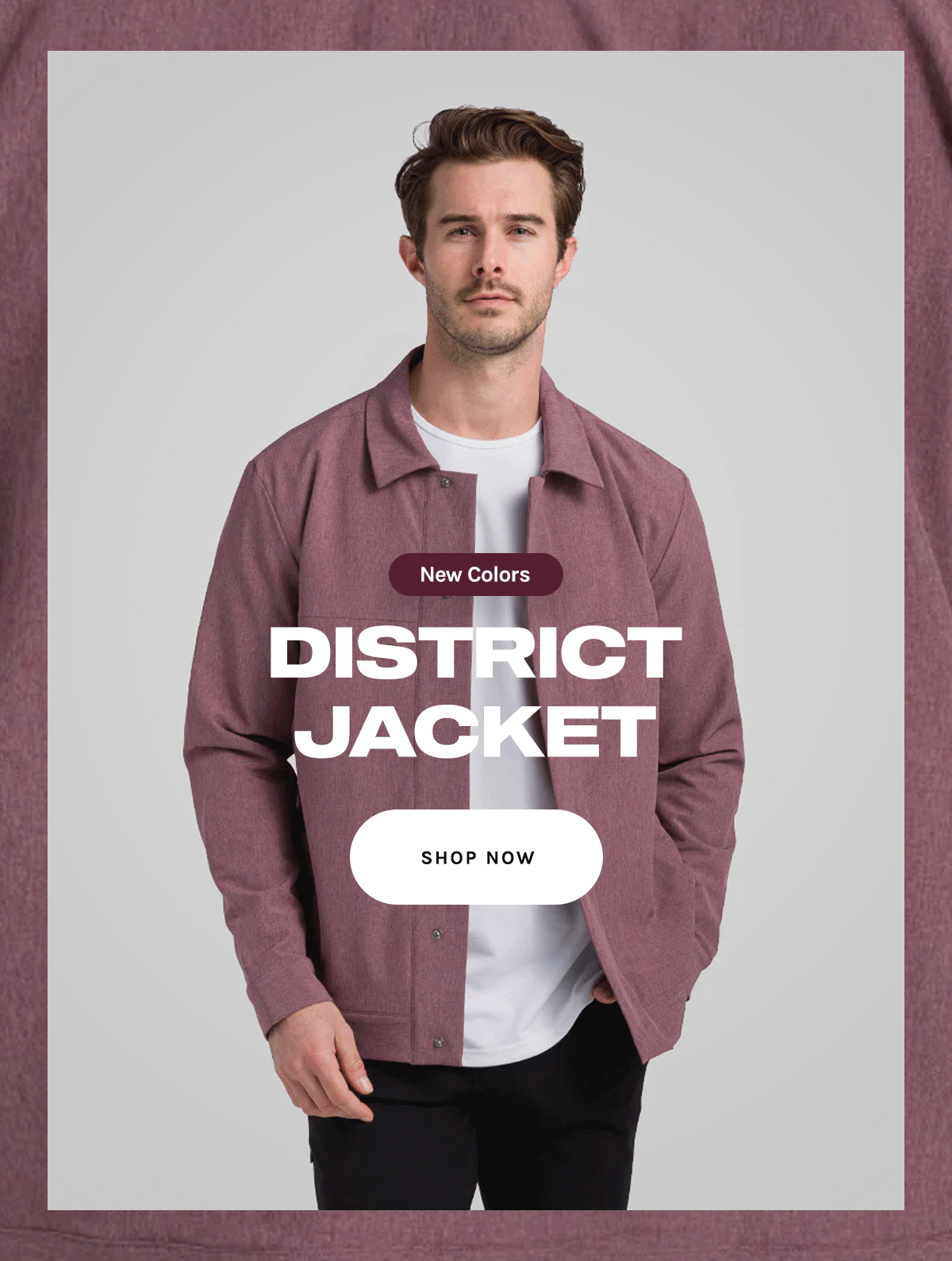 🏙 District Jacket Now Available in Two New Colors BYLT Basics