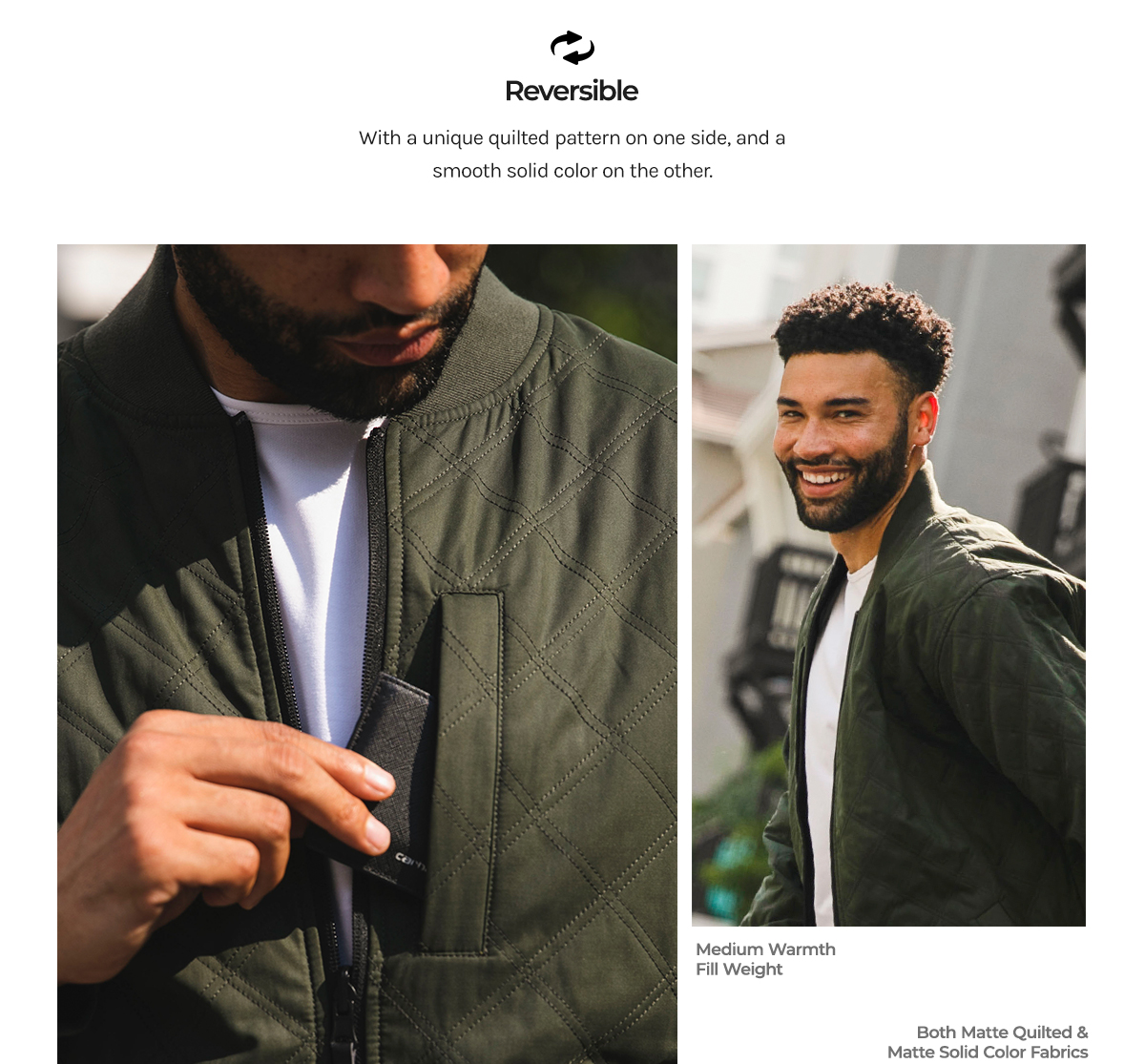 New Colors 👀 HiLo Reversible Bomber Jacket BYLT Basics