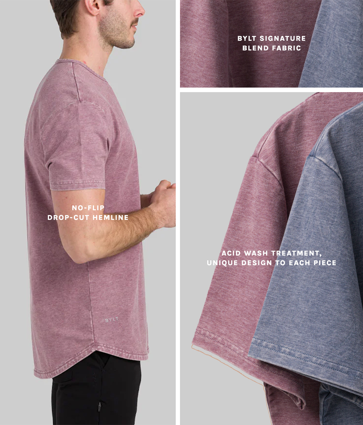 🆕 Refresh Your Look with the Acid Wash Tee BYLT Basics