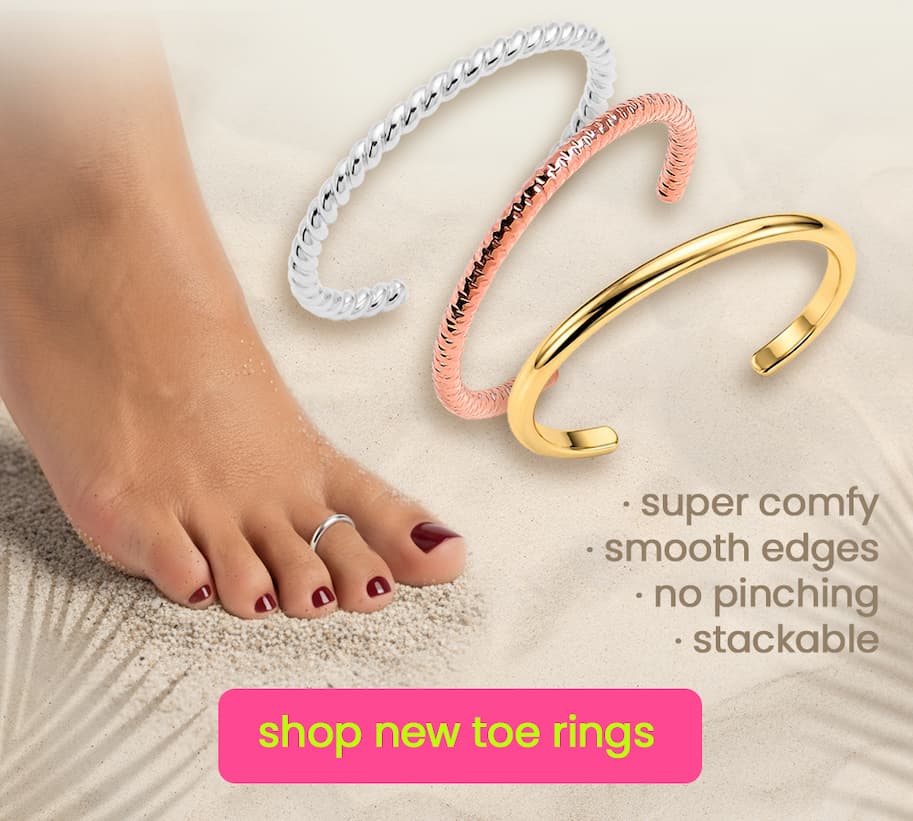 shop new spring break toe rings