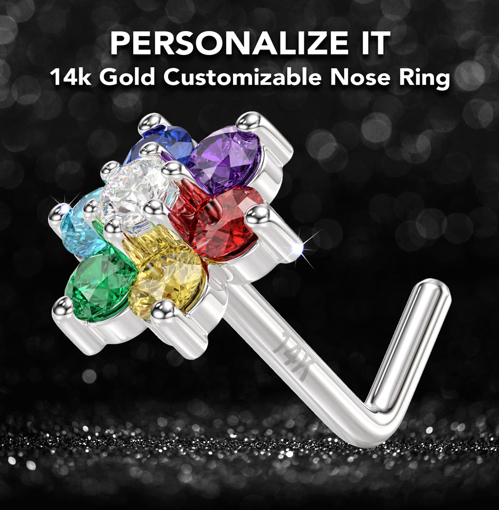 Personalizable nose rings