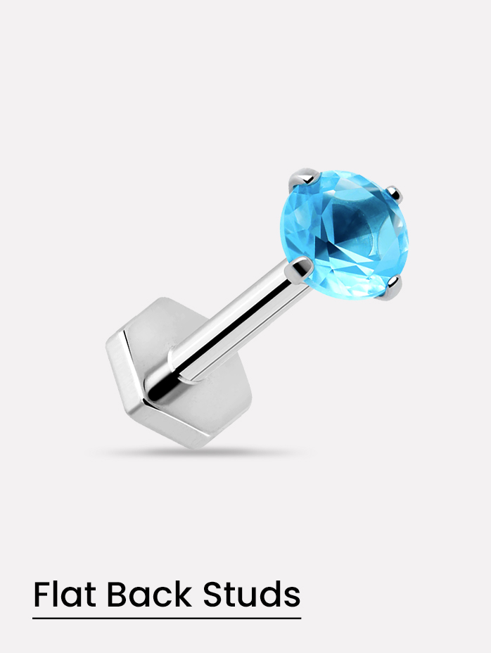 Flat Back Earrings