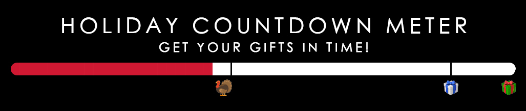 Holiday countdown meter - Get your gifts in time!
