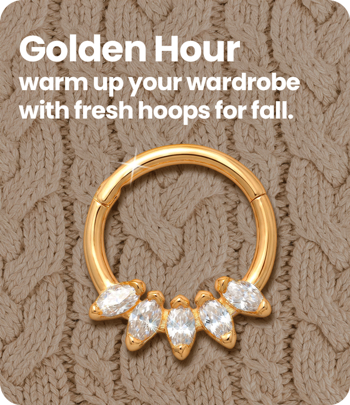 Gold segment rings