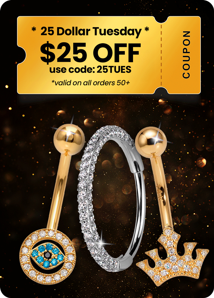 $25 Off $50+ with code 25TUES