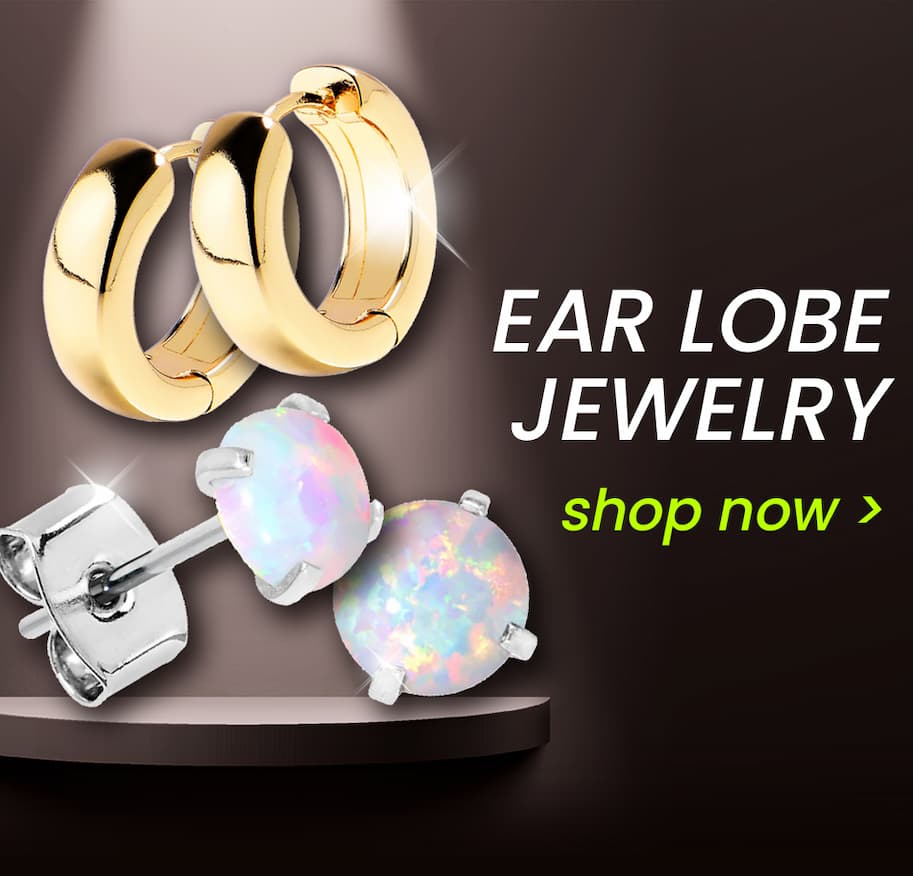 Shop ear lobe jewelry >