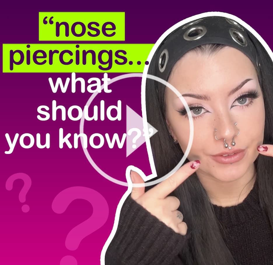 What should you know before getting a nose piercing?