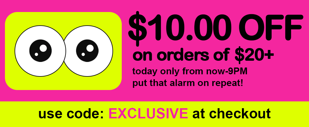 $10 Off orders $20+ with coude: EXCLUSIVE