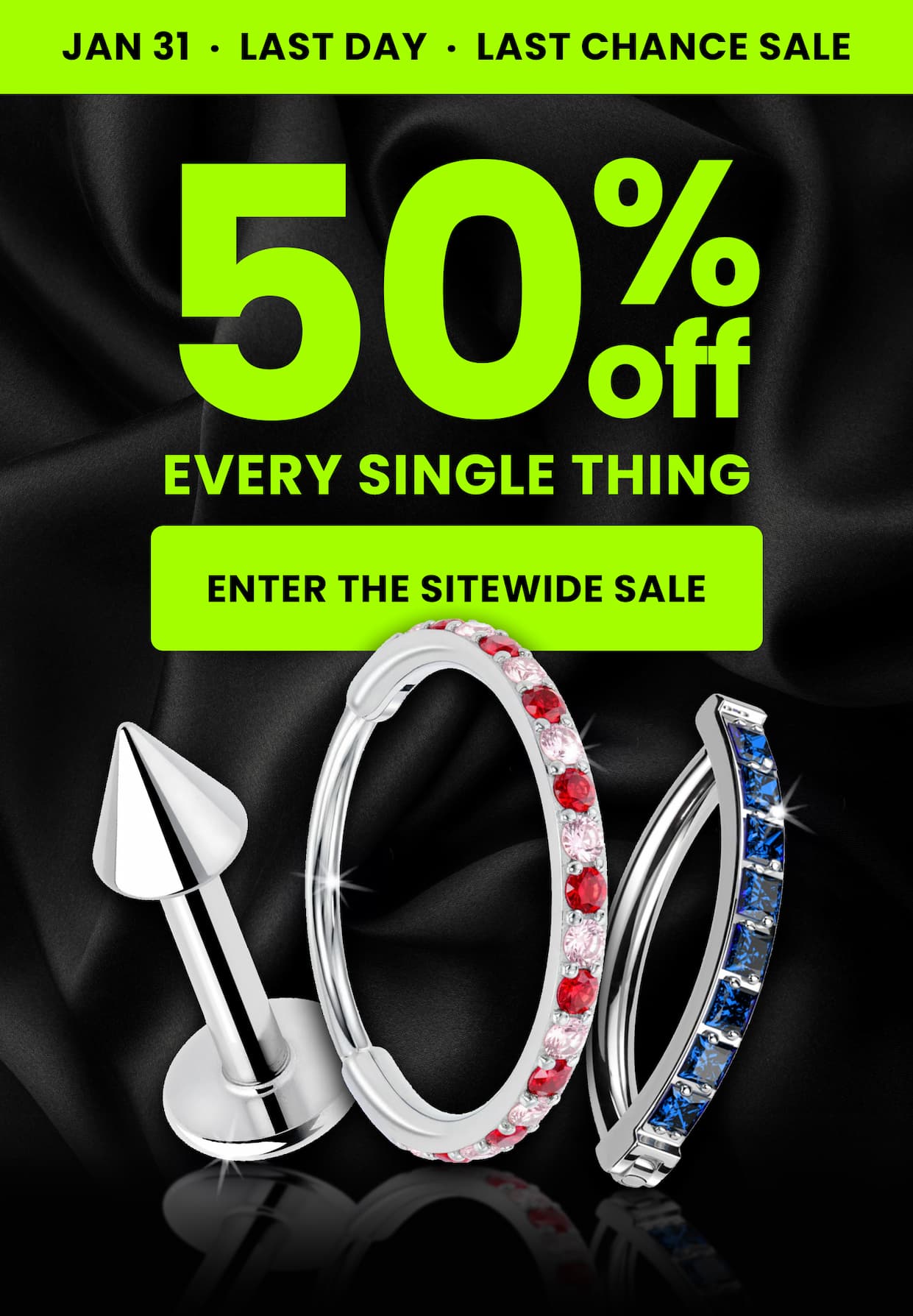 50% Off with code JAN31