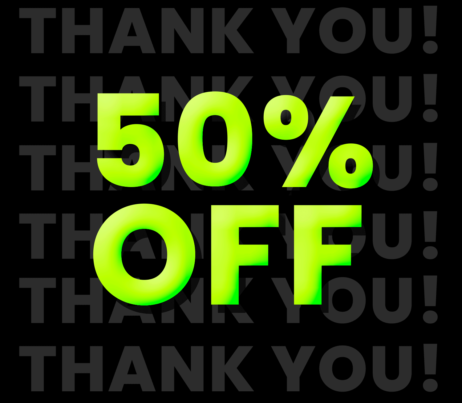 50% Off everything with code PERK50