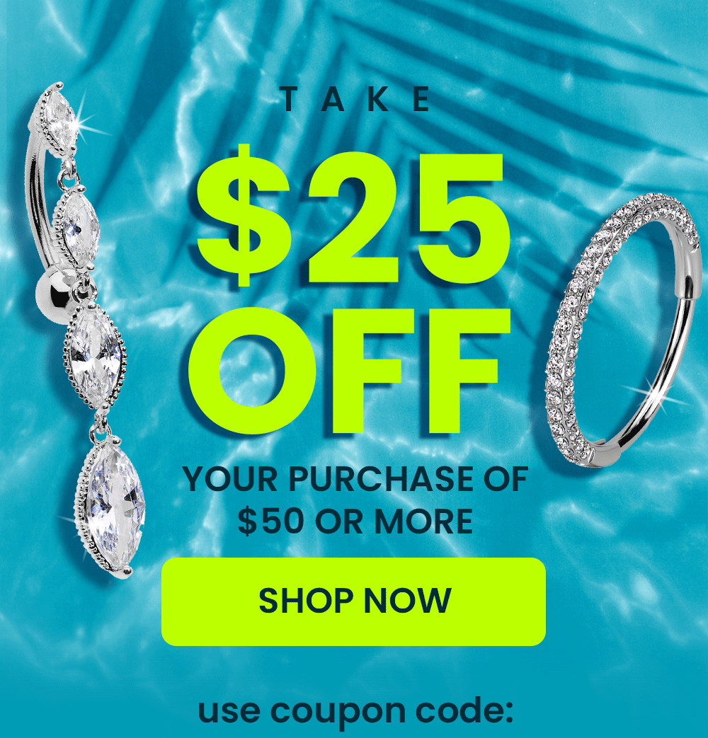 $25 Off $50+ with code 25BUCKS