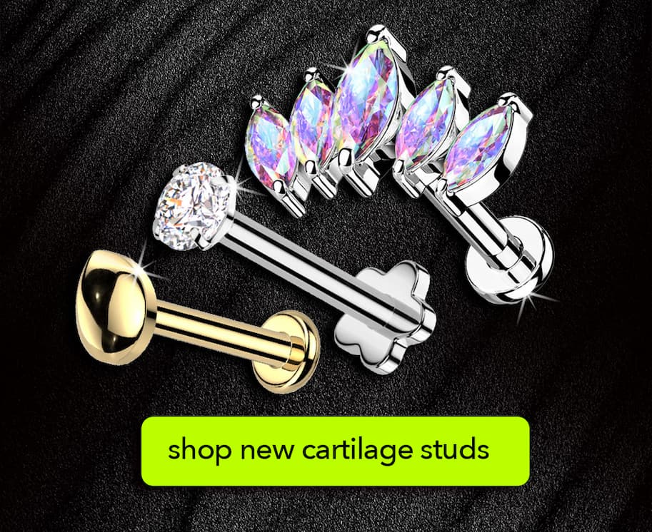 Shop cartilage studs >