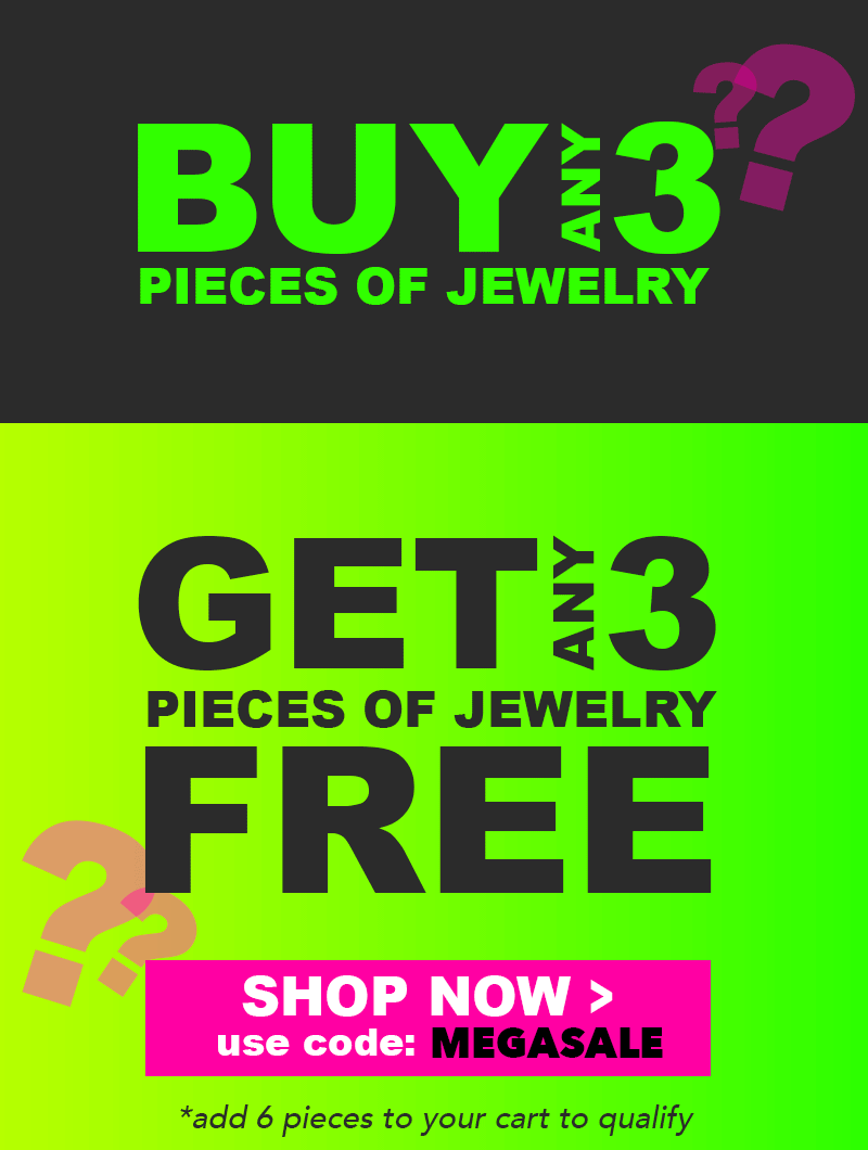 Buy 3 Get 3 Free with code: MEGASALE