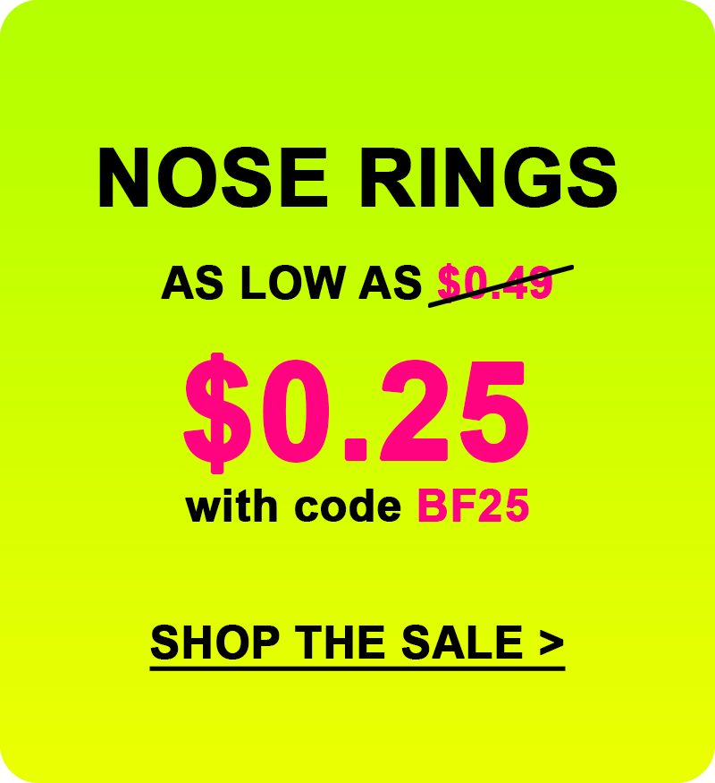 Shop nose ring clearance >