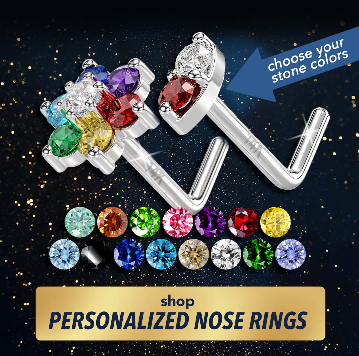 Shop New Nose rings >