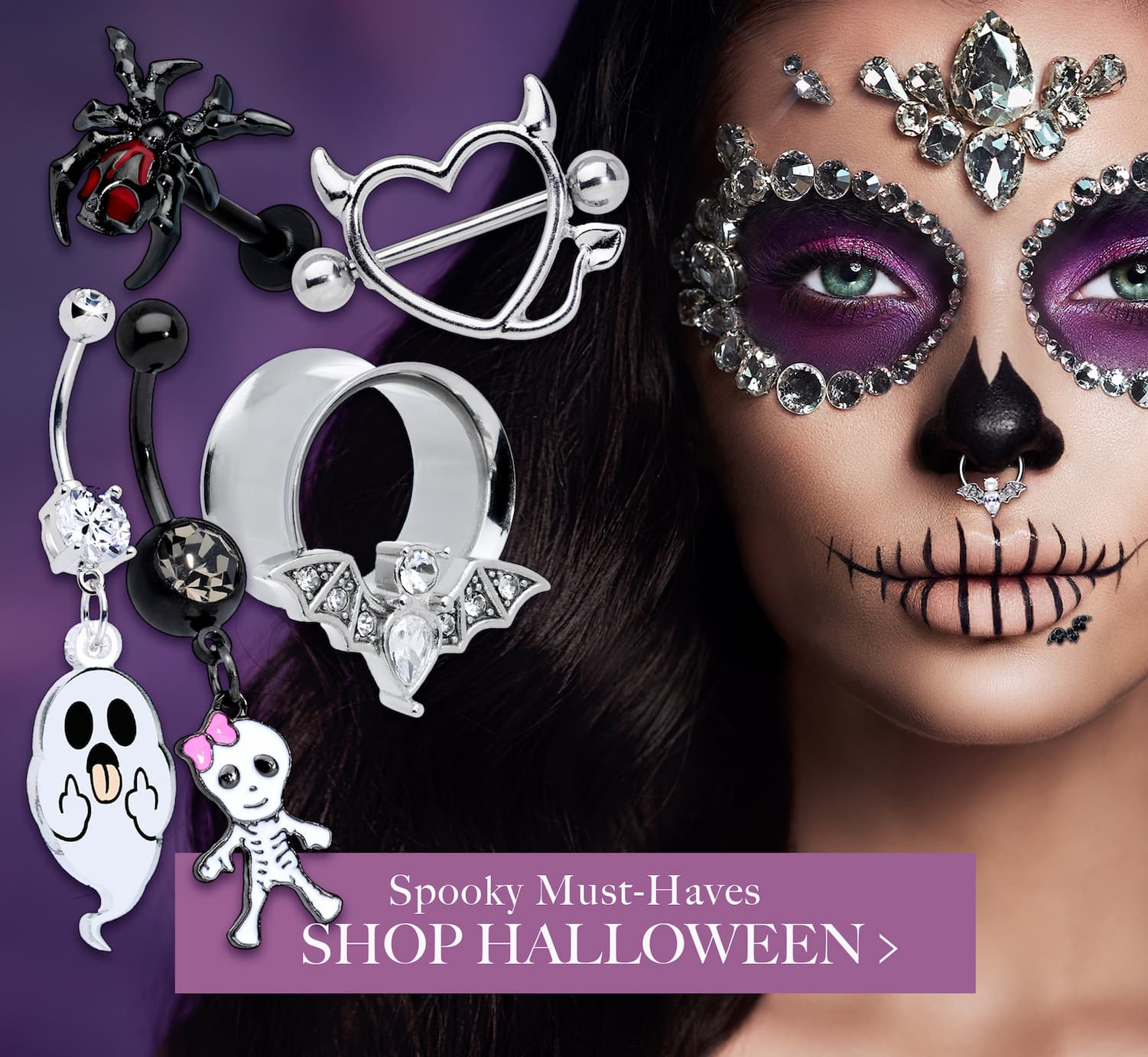 Shop Halloween Jewelry  >
