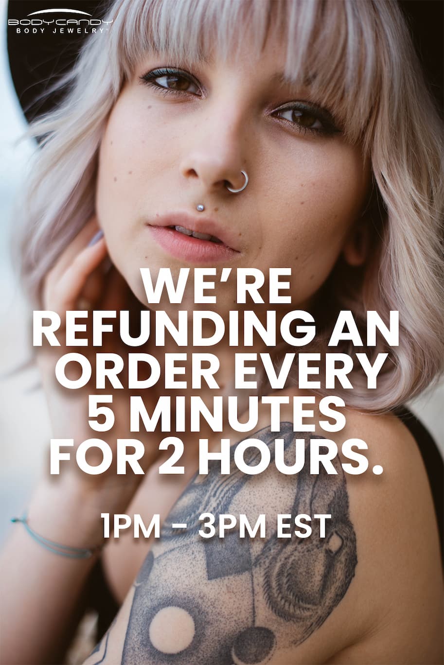 We're refunding an order every 5 minutes for 2 hours