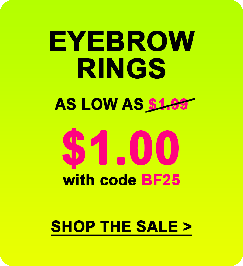 Shop eyebrow ring clearance >