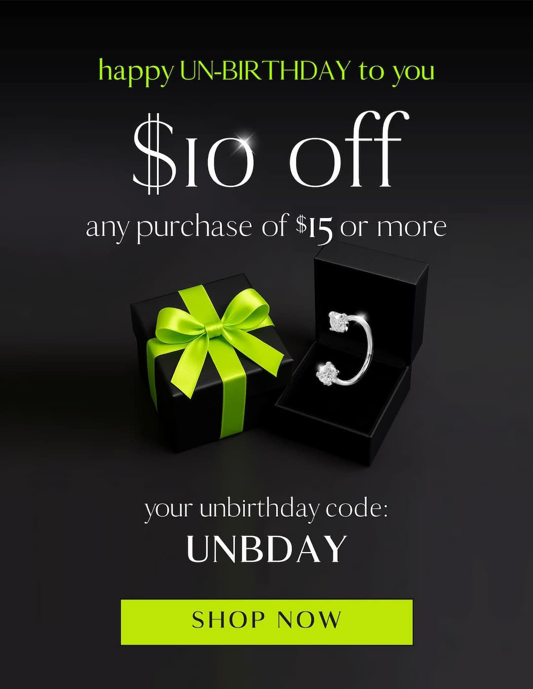 $10 Off $15+ - use code: UNBDAY