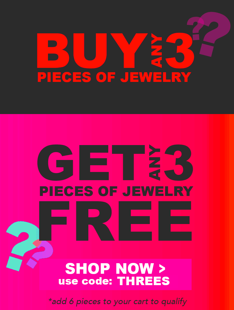 Buy 3 get 3 Free - Use code: THREES