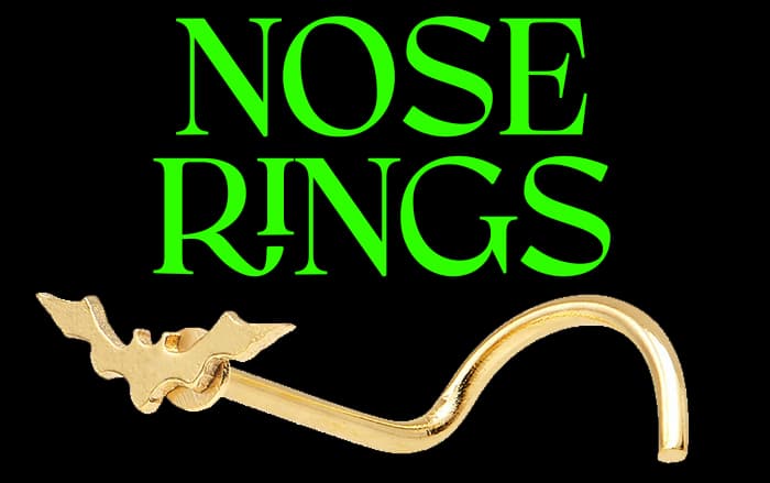 Halloween nose rings