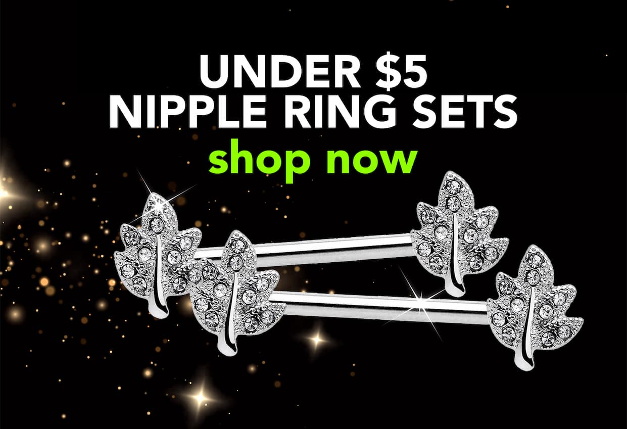 nipple rings under $5