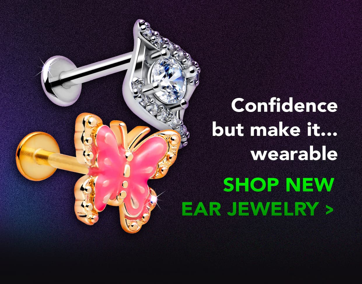 Shop New ear jewelry >
