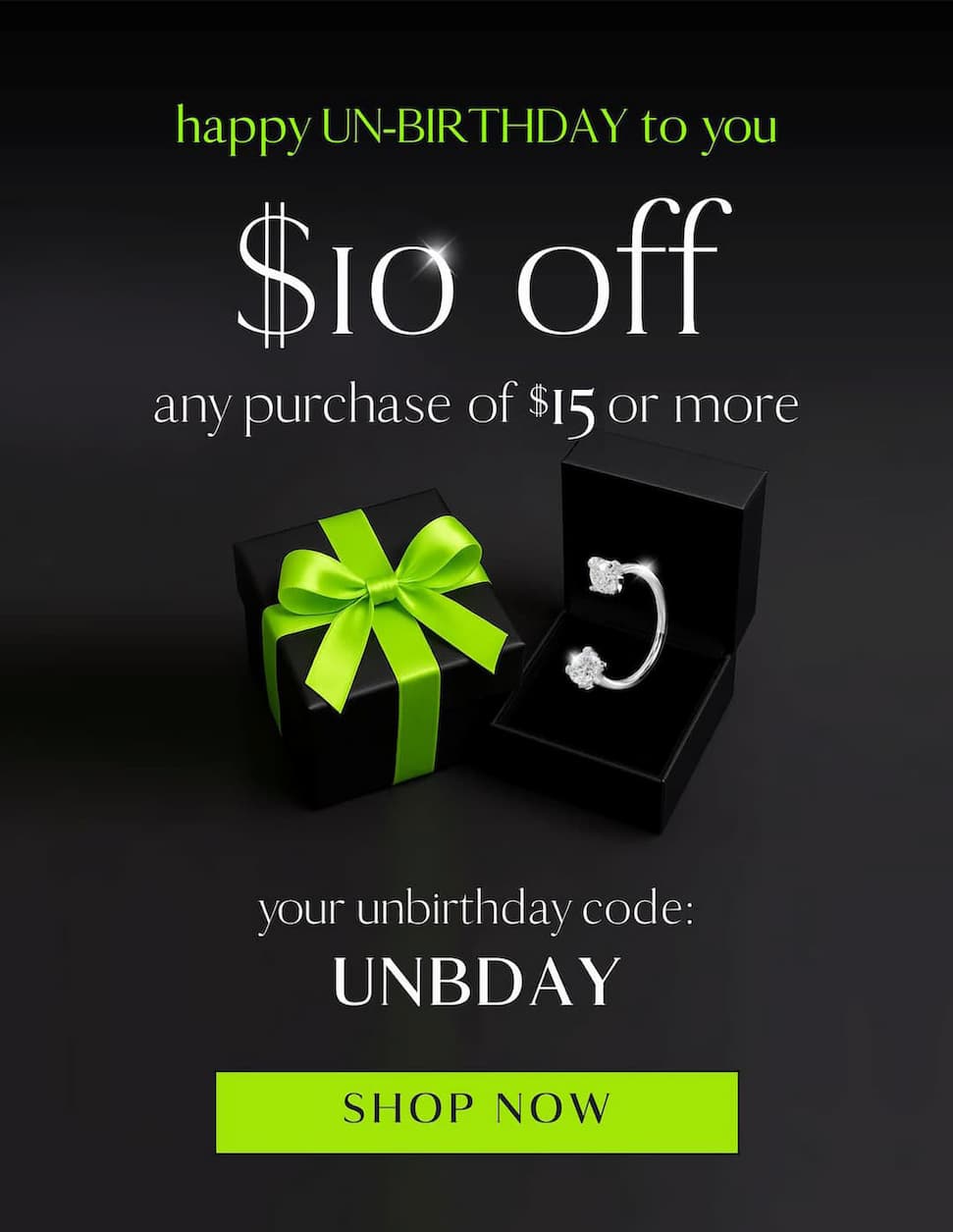 50% Off with code UNBDAY