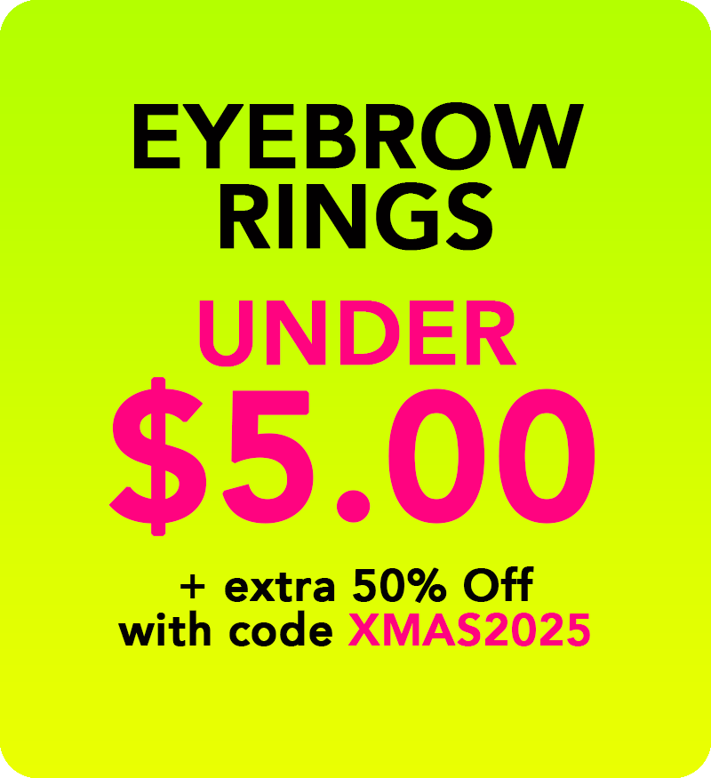eyebrow rings under $5