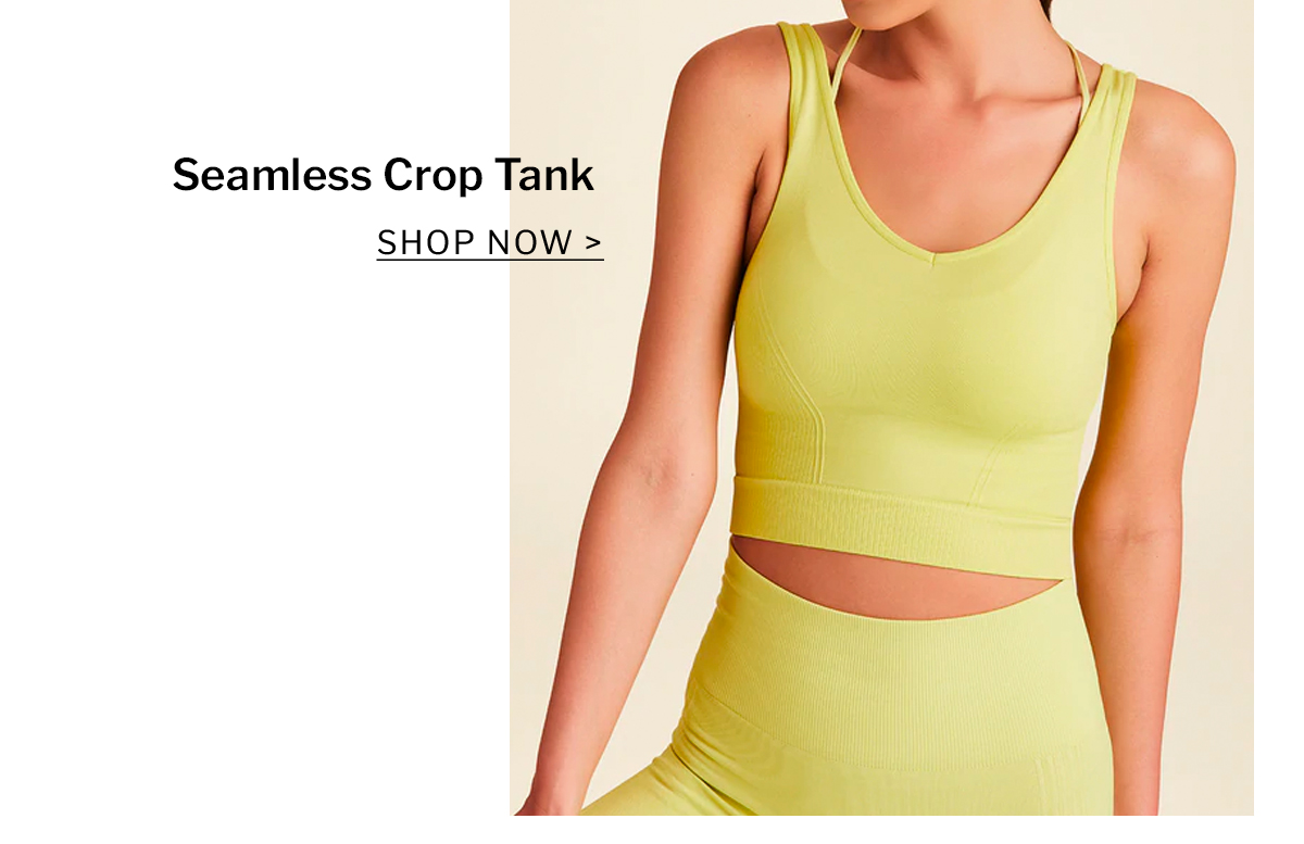 Seamless Crop Tank | SHOP NOW