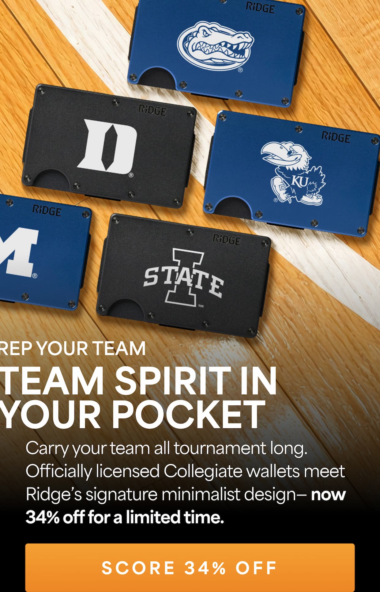 Team Spirit in Your Pocket | Score 34% OFF