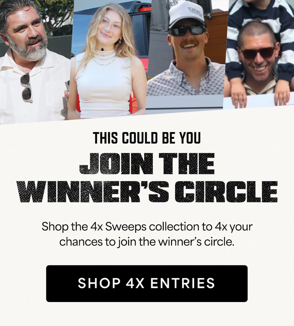 Join the Winner's Circle