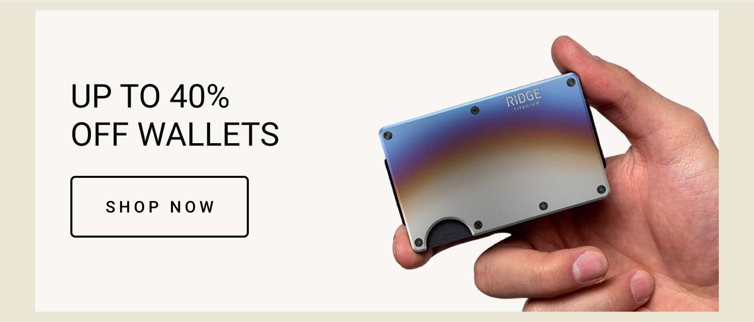 Up to 40% Off Wallets | Shop Now