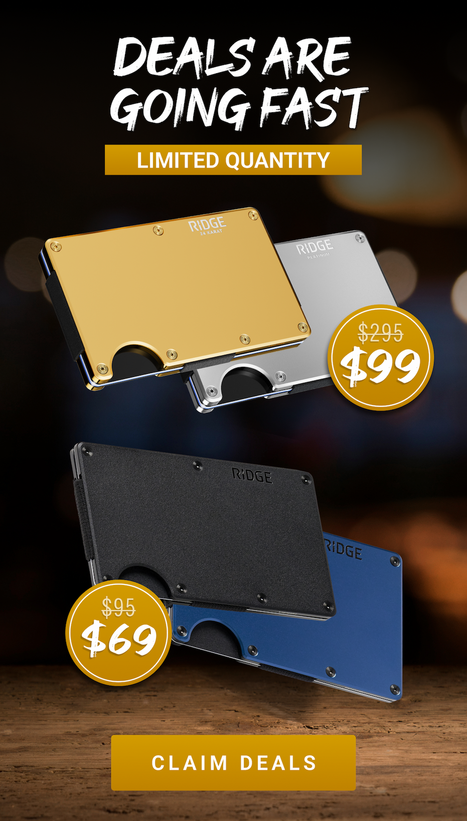 Deals Are Going Fast | Limited Quantity