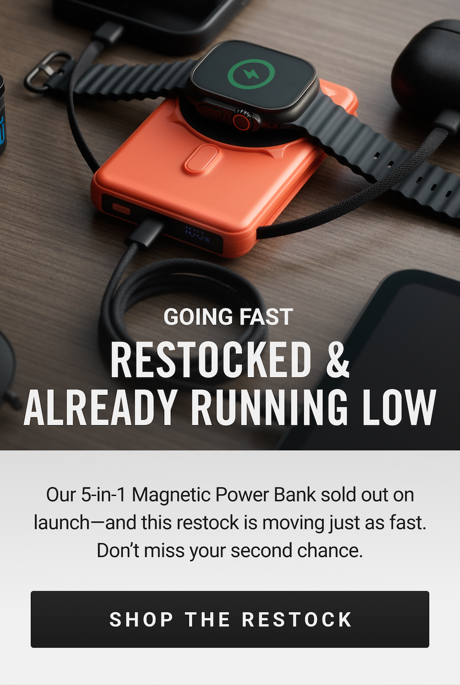 Restocked & Already Running Low | Shop Power Banks