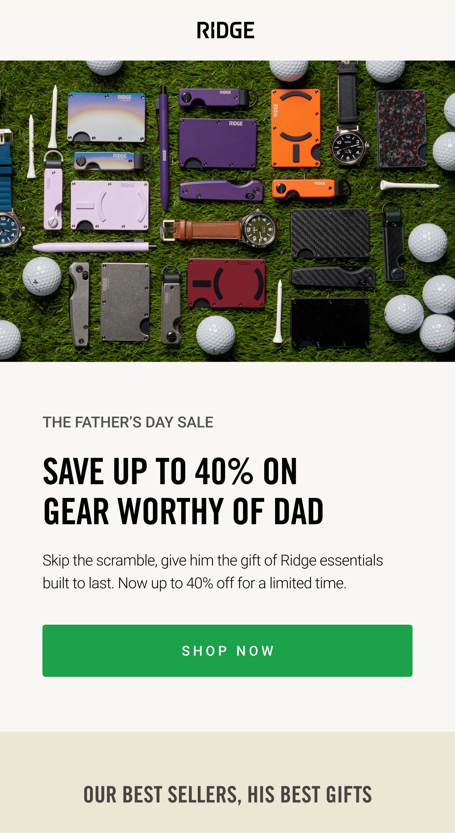 Save Up to 40% | Father's Day Sale