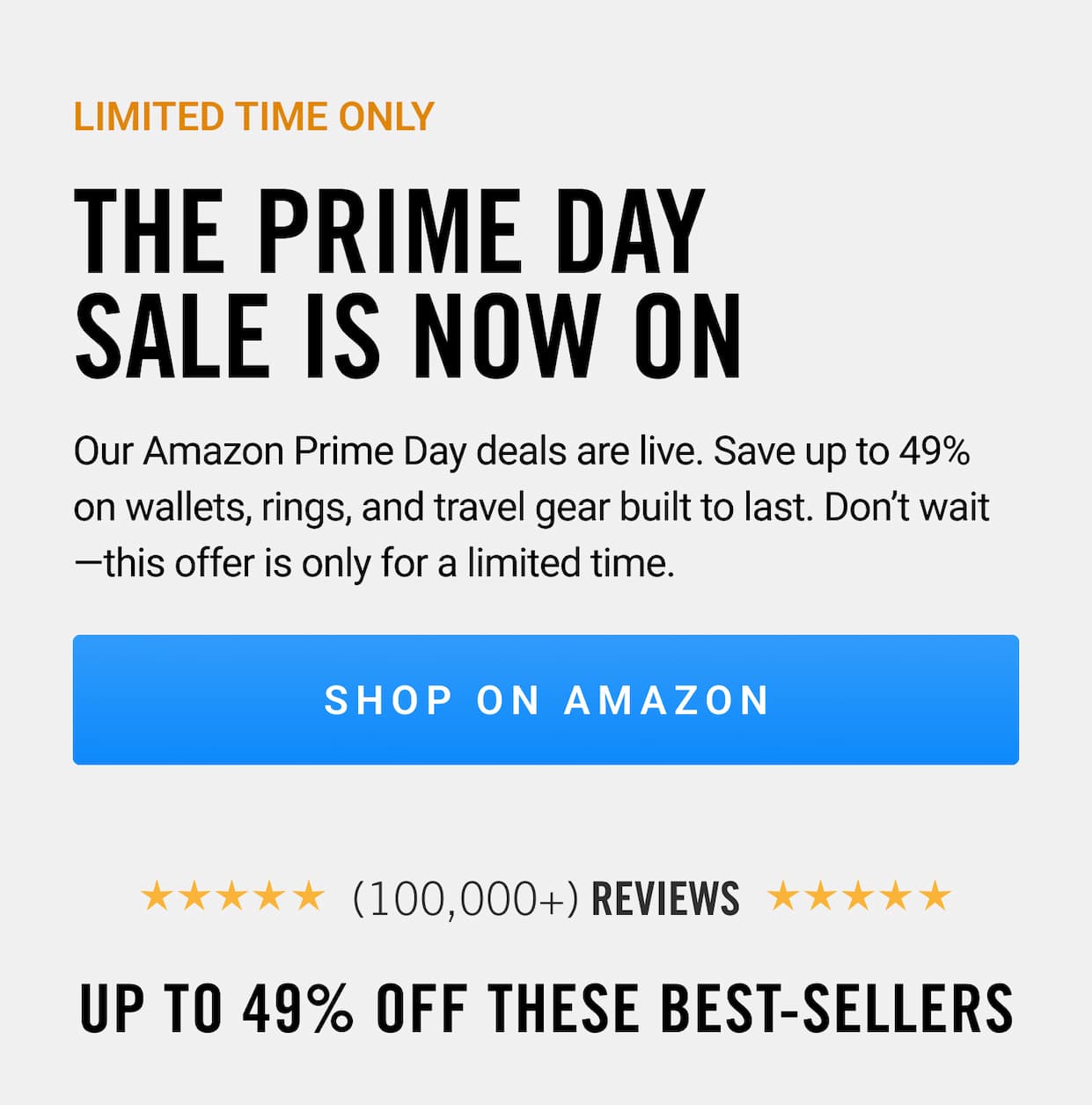 The Prime Day Sale Is Now On