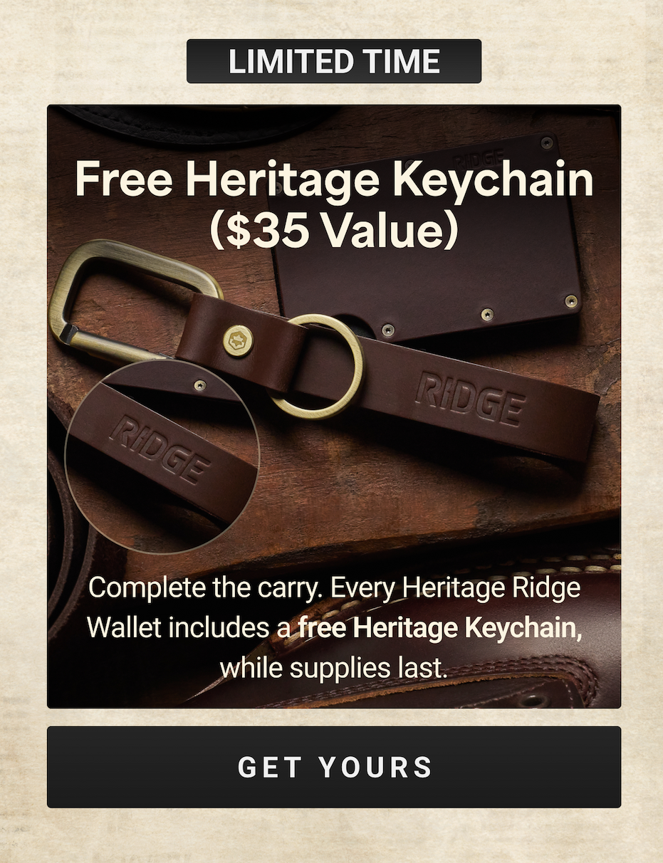 Free Heritage Keychain ($35 Value)