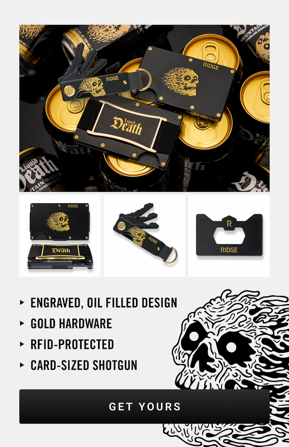 Liquid Death x Ridge