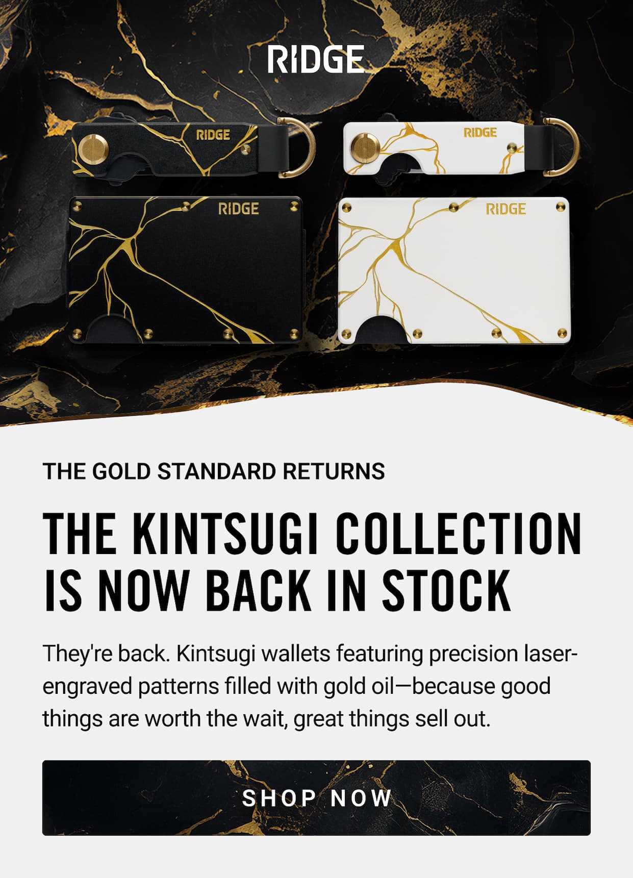 Kintsugi Collection Back In Stock