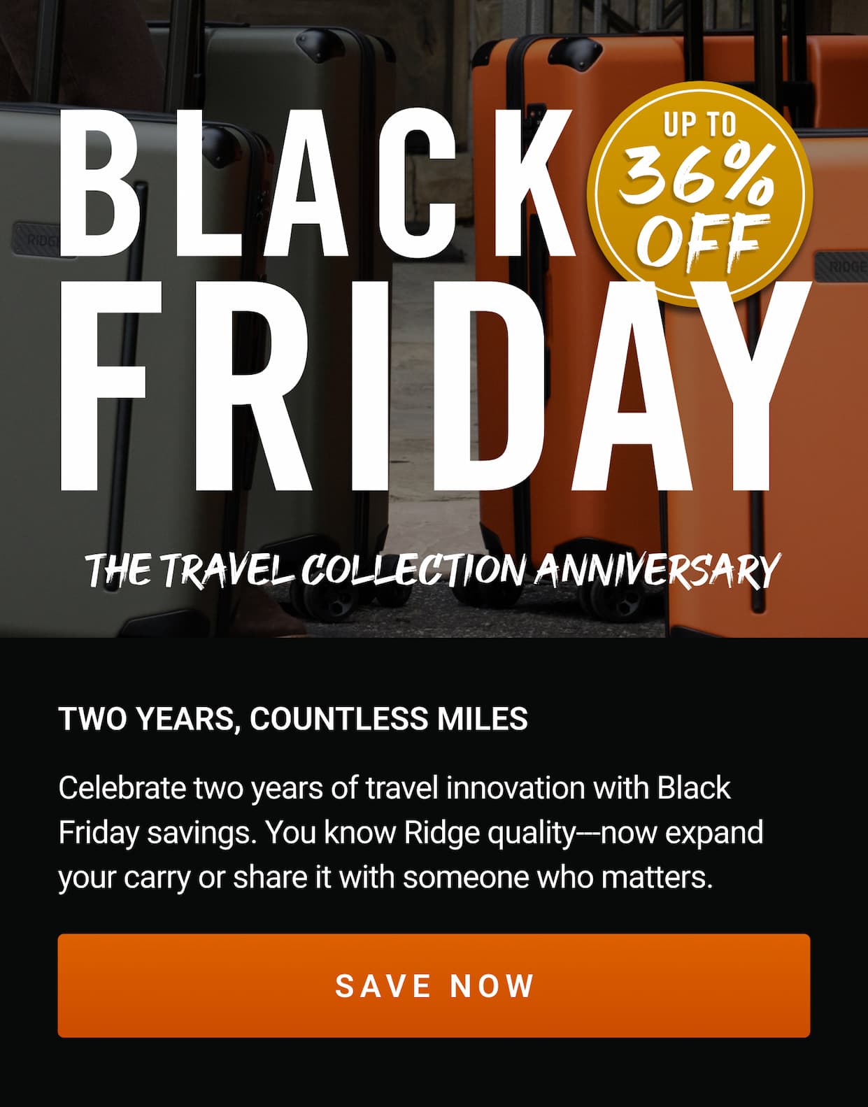 Travel Collection Anniversary: Up to 36% Off