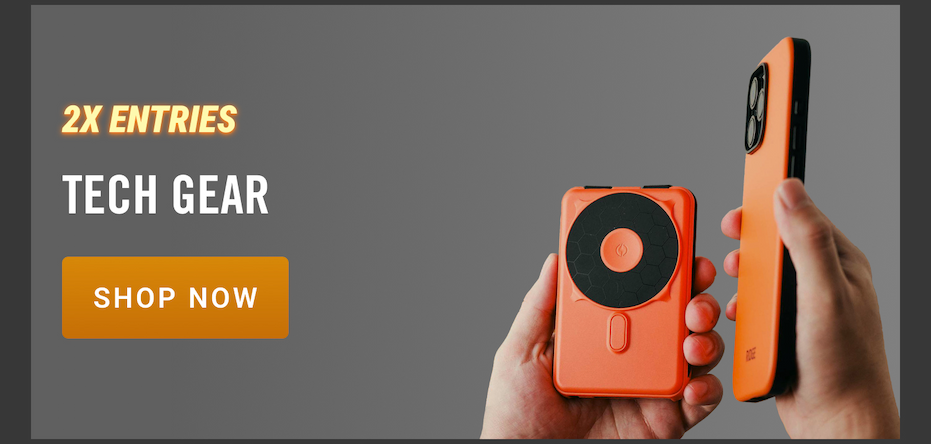2x Entries on Tech Gear | Shop Now