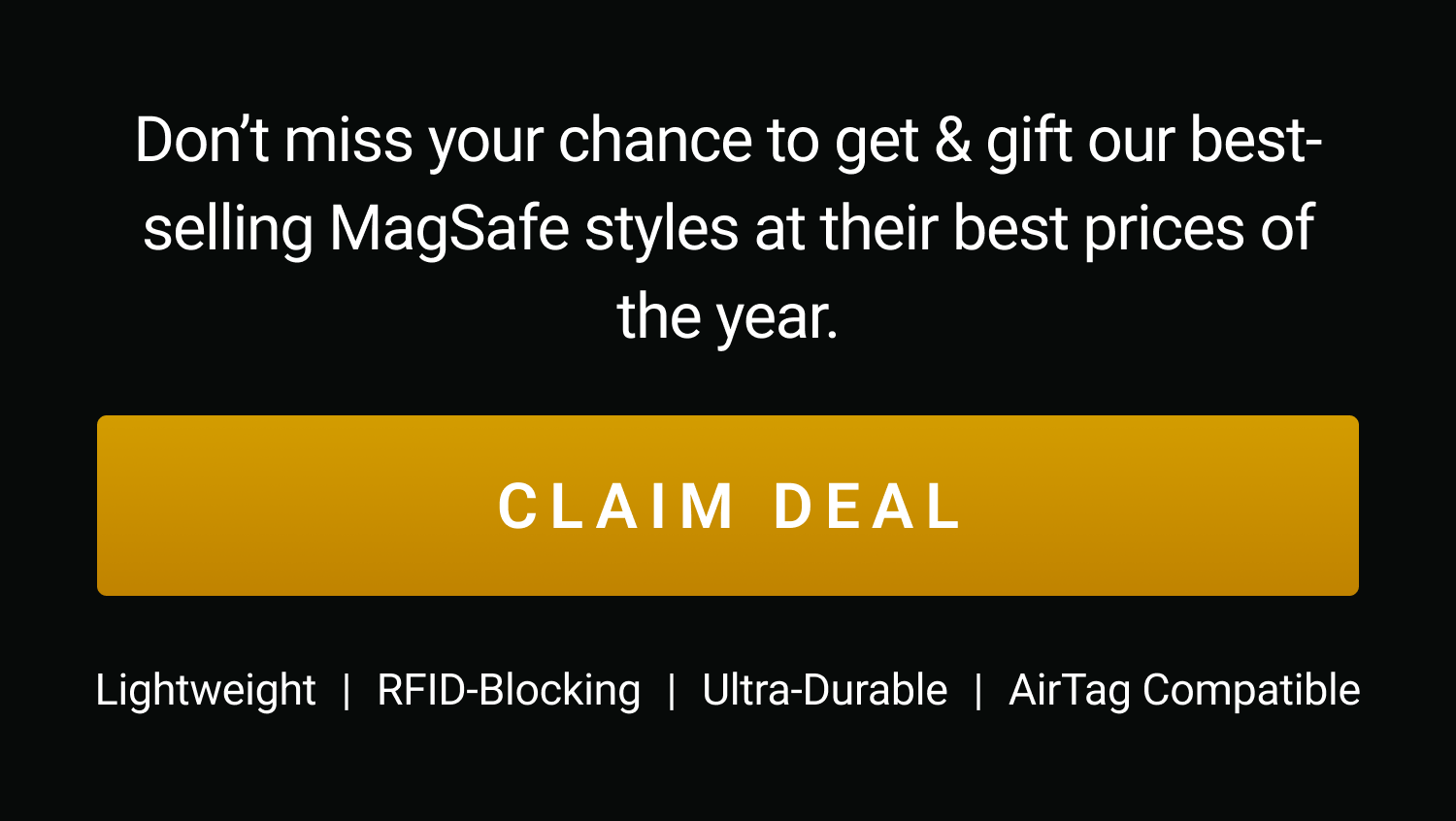 Take $96 OFF MagSafe Kits | Shop