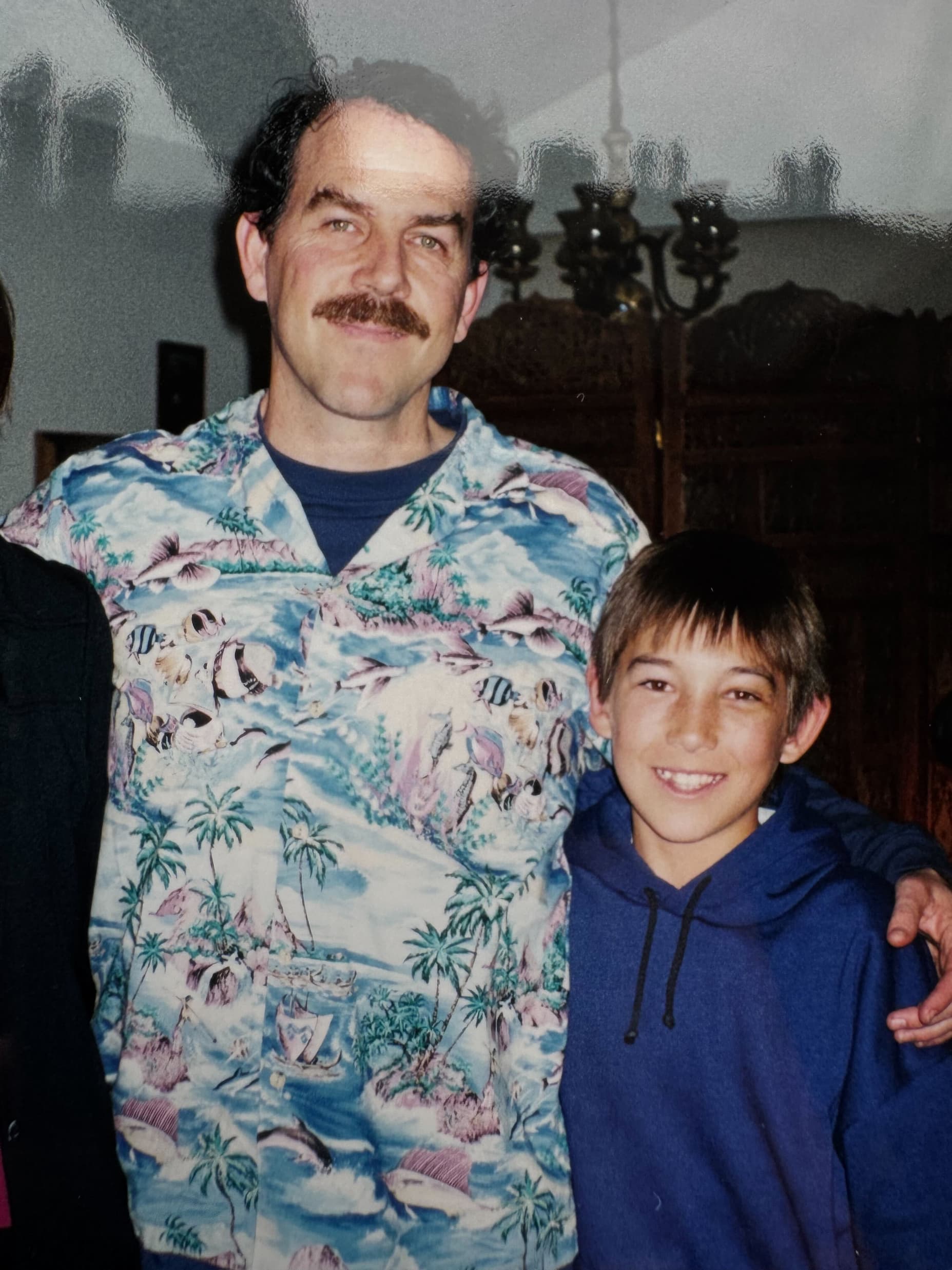 Daniel and his father, Paul Kane