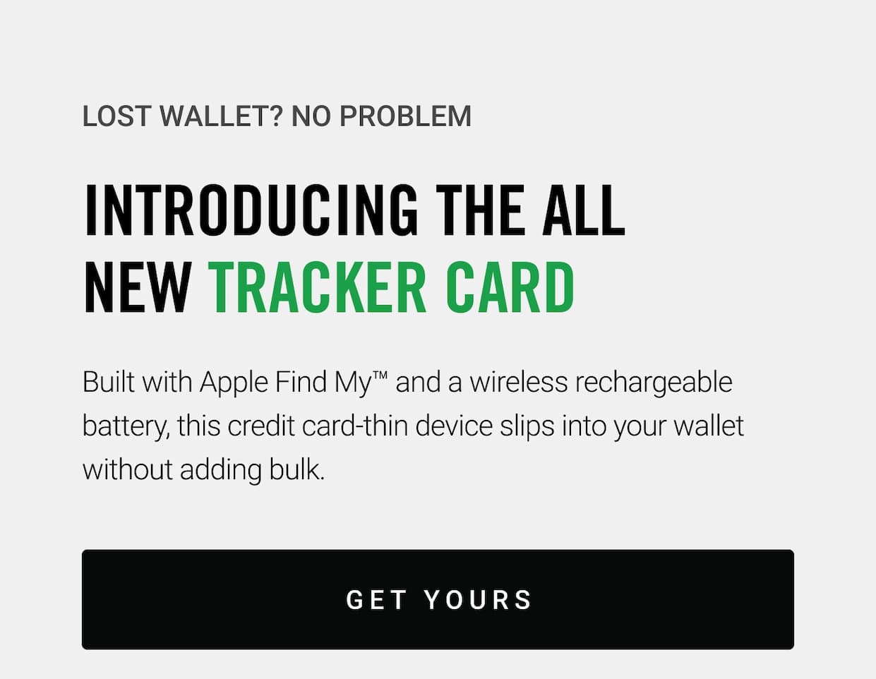 Meet the Tracker Card | Get Yours