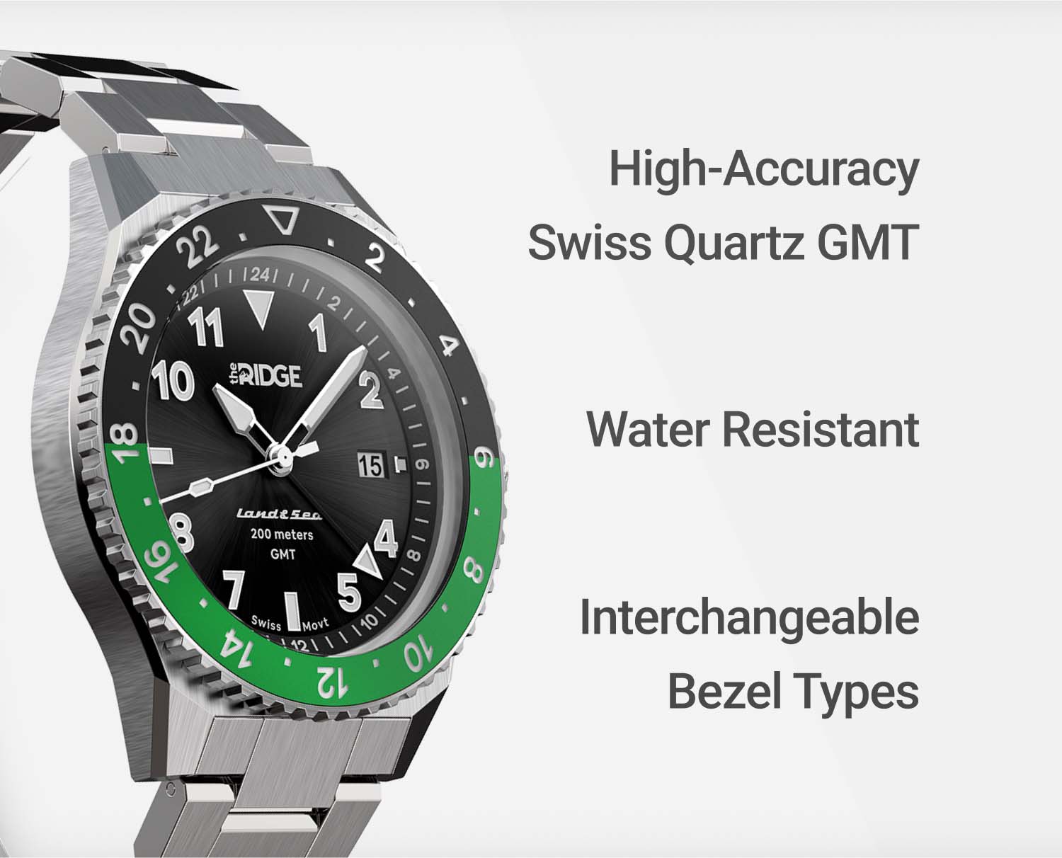 Royal Black GMT Watch $149 | TODAY ONLY