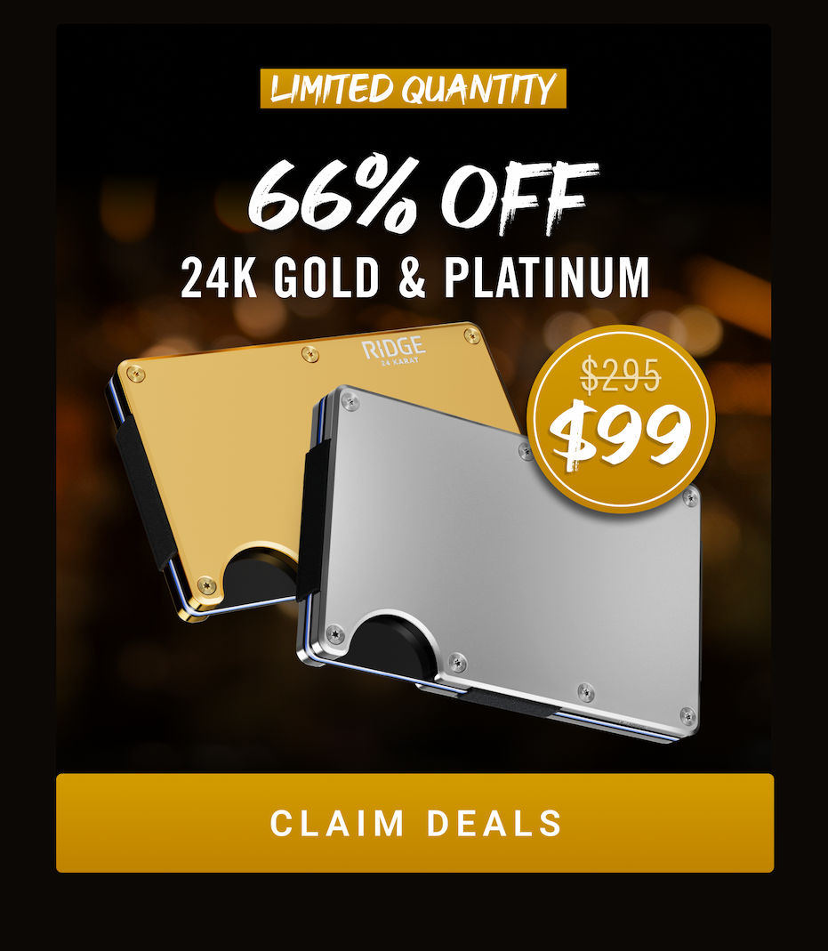 66% OFF 24K Gold & Platinum