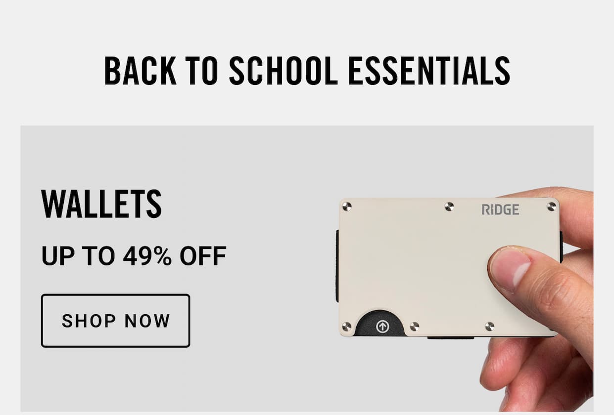 Wallets Up to 49% OFF