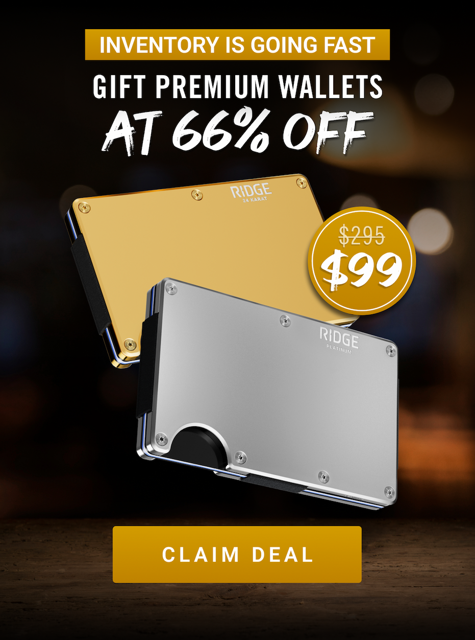 Gift Premium Wallets at 66% OFF